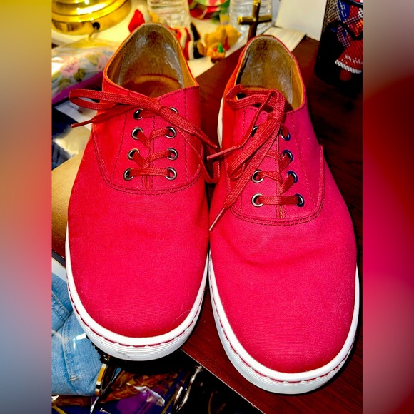 EUC Men’s Dr. Martens Red Sneakers. Size 11M